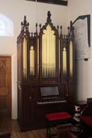restored chamber organ in Castledawson