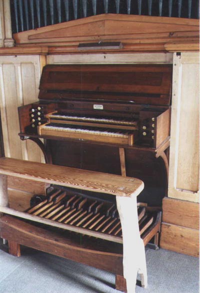 Organ in Oxford before restoration & relocation