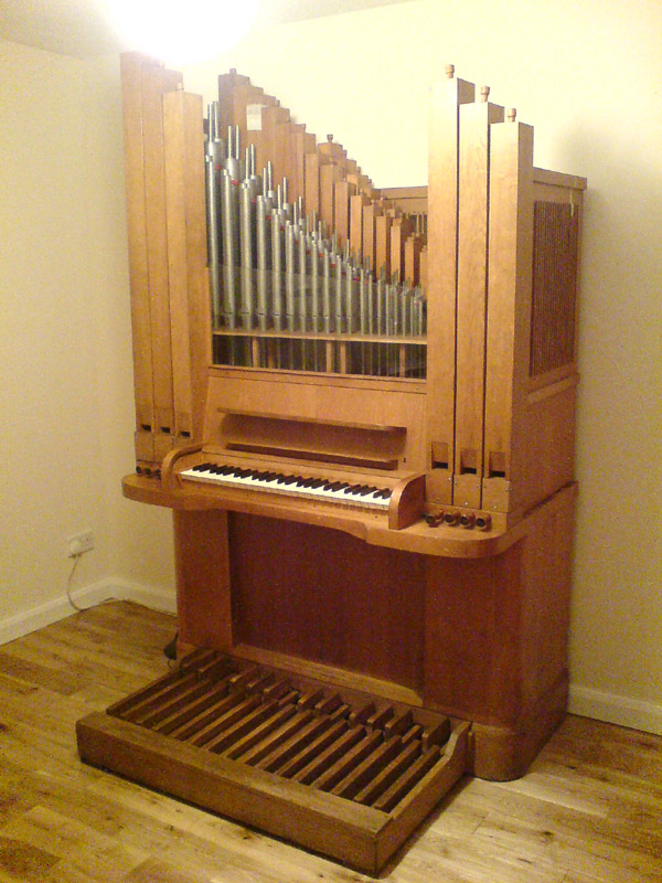 Manual and Pedal Residence Organ by by Peter of Germany 1955, installed 2009