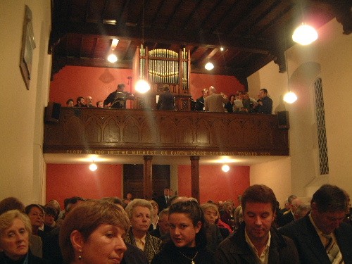 Organ after restoration & installation in Timolin