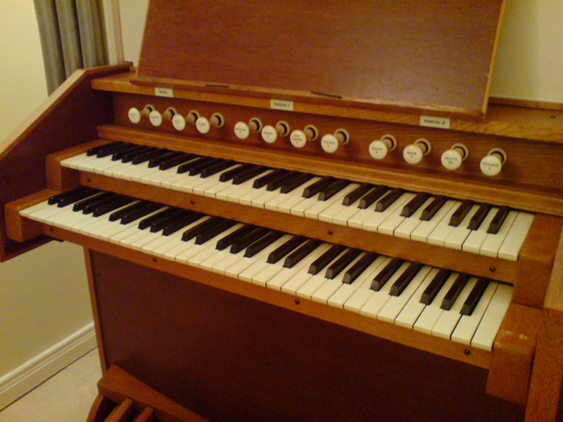 Two Manual and Pedal Residence Organ by by S J Harris 1979, installed 2008