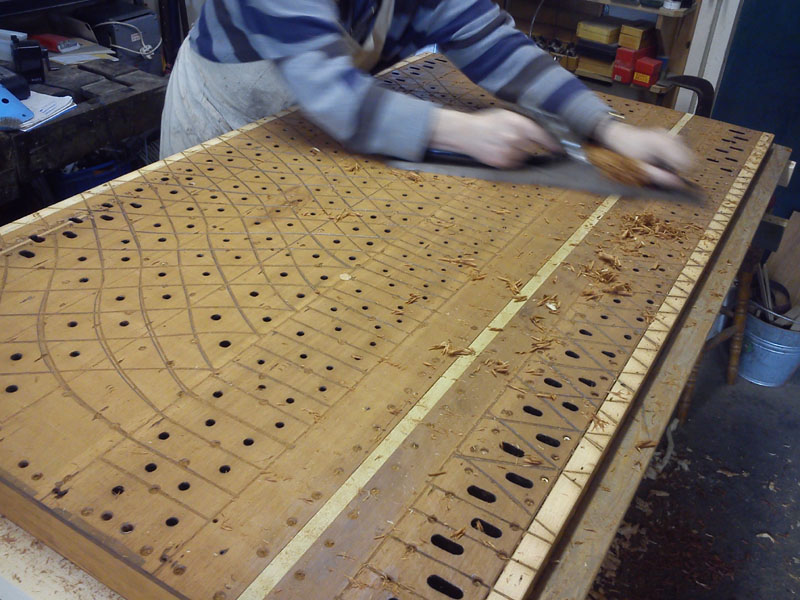 Organ during restoration