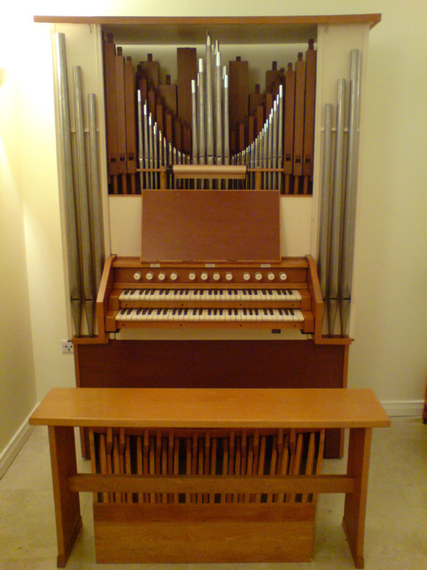 Two Manual and Pedal Residence Organ by by S J Harris 1979, installed 2008
