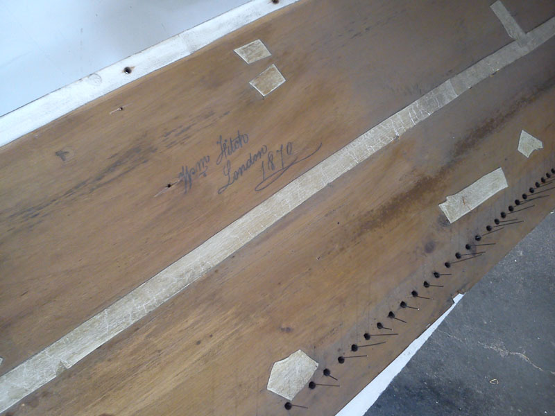Organ during restoration