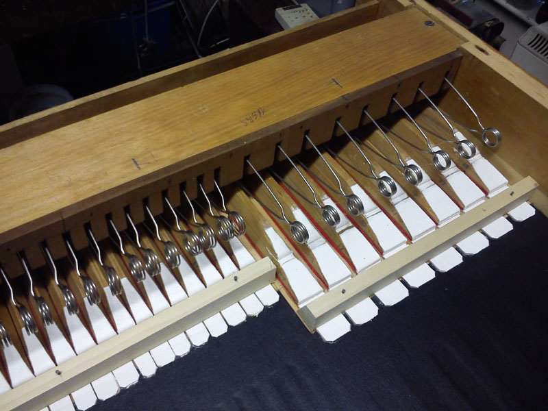 Organ during restoration