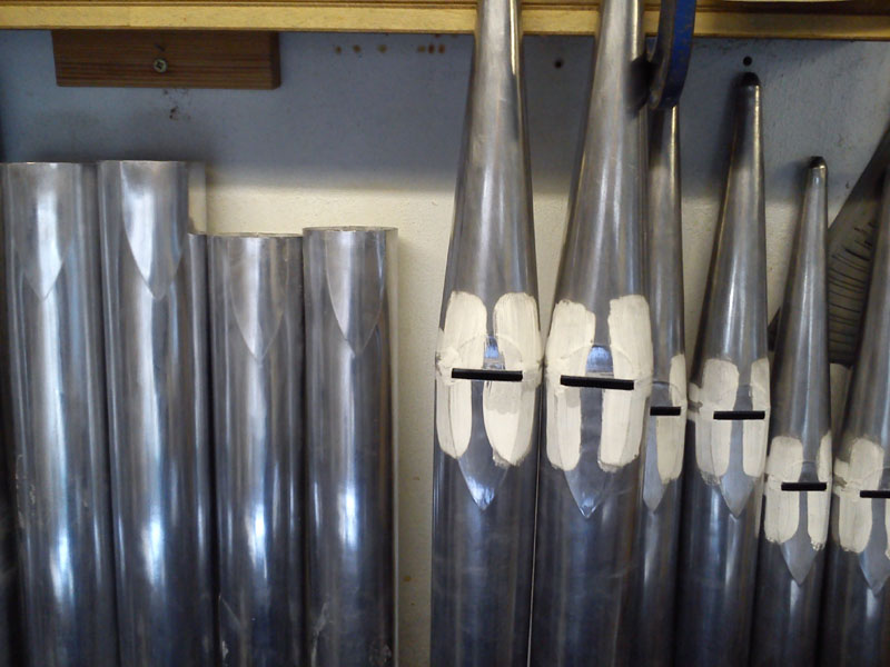 Organ during restoration